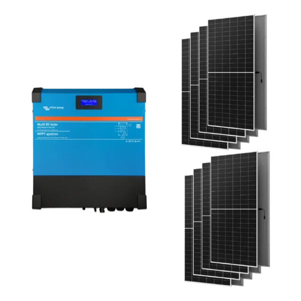 Victron Energy Multi RS Solar 48/6000/100-450/80 + AIKO G645-MCH72Dw 5.3 кВт Система автономного живлення однофазна