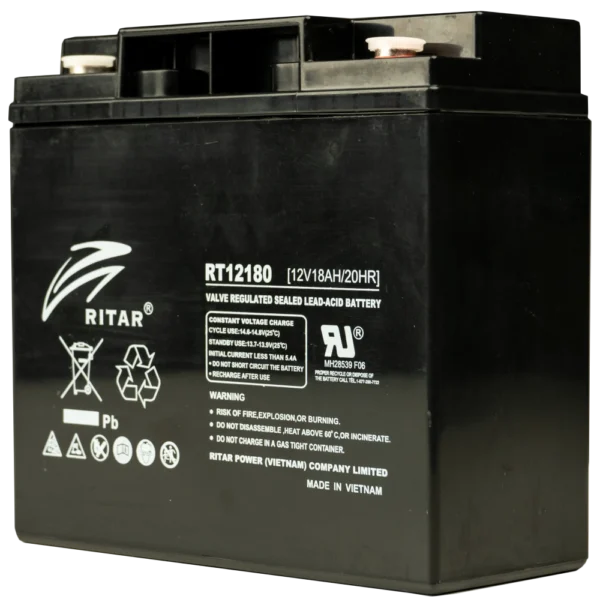 Ritar RT12180 18А•ч 12В Свинцево-кислотна акумуляторна батарея