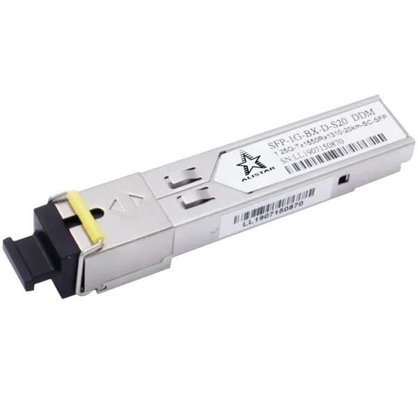 ALISTAR SFP-1G-BX-D-S20 SFP 1G 1SM WDM SC 20KM TX1550/RX1310nm DDM Модуль