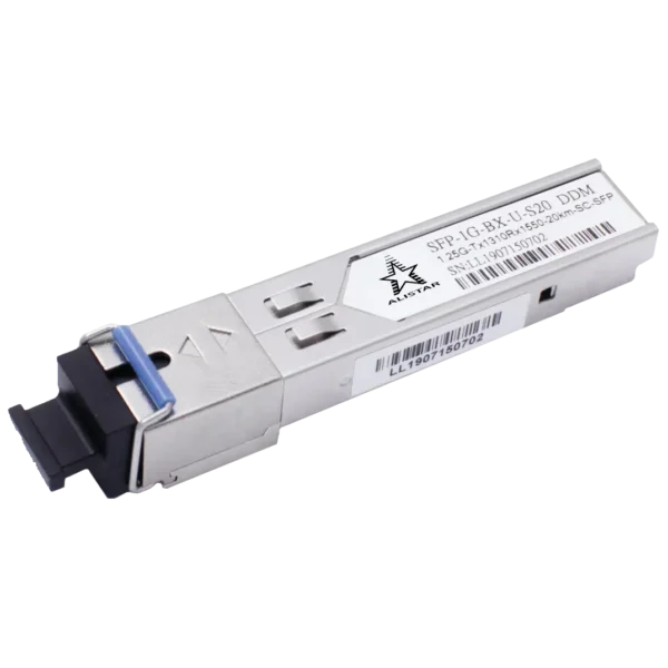 ALISTAR SFP-1G-BX-U-S20 SFP 1G 1SM WDM SC 20KM TX1310/RX1550nm DDM Модуль