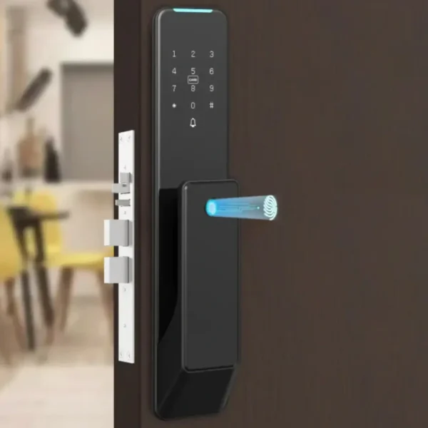 SEVEN LOCK SL-7775BF black Розумний дверний біометричний замок - Зображення 6