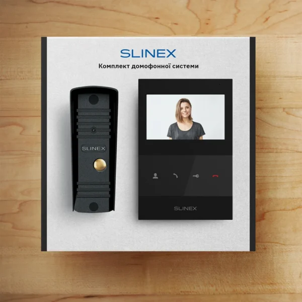 Slinex ML-16HD(Black)+SQ-04M(Black) Комплект відеодомофону - Зображення 5