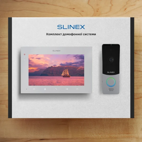 Slinex ML-20HD(Black)+SQ-07MTHD(White) Комплект відеодомофону - Зображення 5