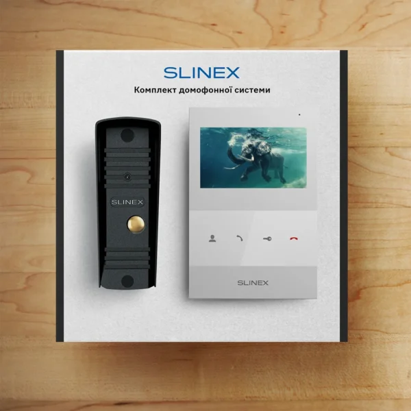 Slinex SQ-04M(White) + ML-16НR(Black) Комплект домофонії - Зображення 5
