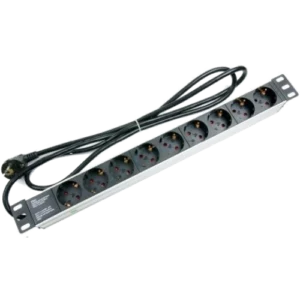 Hypernet SPP9-E Фільтр мережевий 220В 9 розеток кабель 1.8м 19''