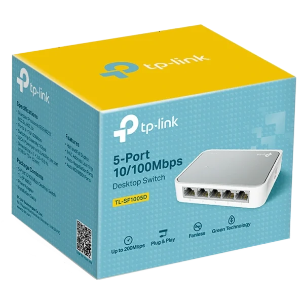 TP-Link TL-SF1005D Комутатор 5 портів некерований - Зображення 2