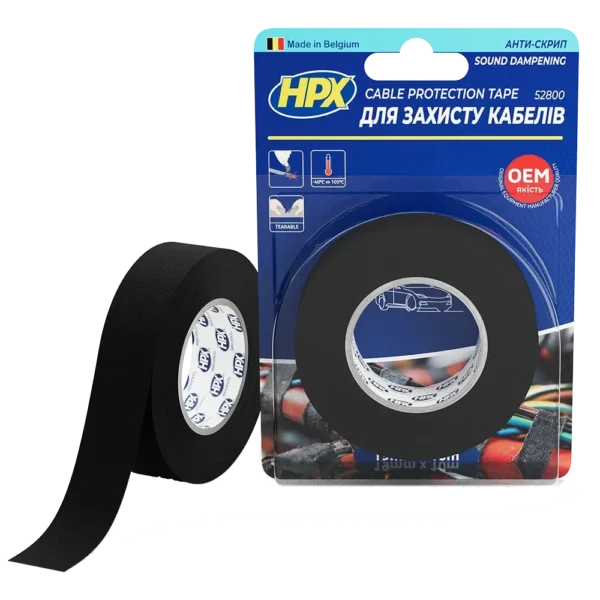 HPX TP1910 19мм х 10м Стрічка для жгутування та захисту кабелів
