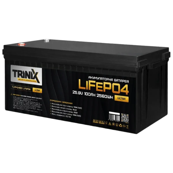 Trinix TLFP-24100 Ultra 25.6В 100А•ч 100А Літієва акумуляторна батарея