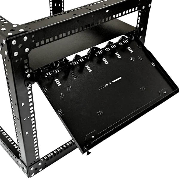 Cube 19" 9U CMS (UA-OFLC955W2.0-BK) Стійка-кронштейн - Зображення 2