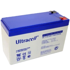 Ultracell UL7-12 7A•ч 12В Свинцево-кислотна акумуляторна батарея