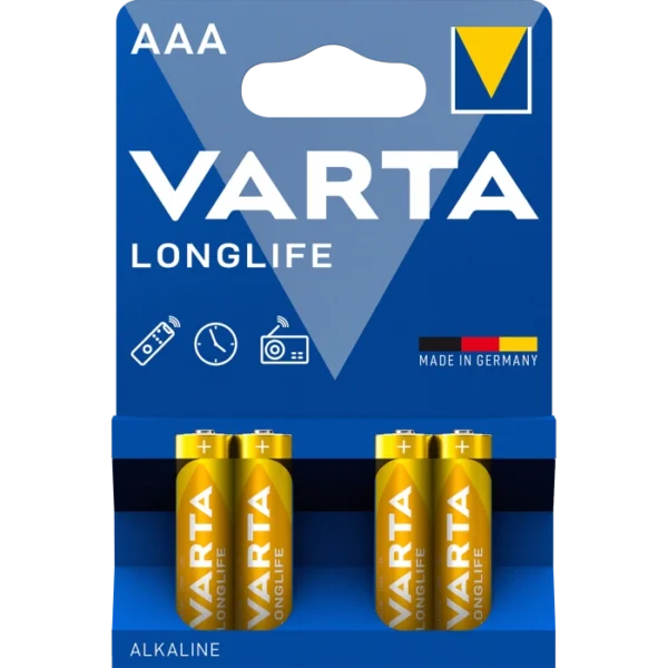 VARTA LONGLIFE BLI 4 ALKALINE Батарейка AAA