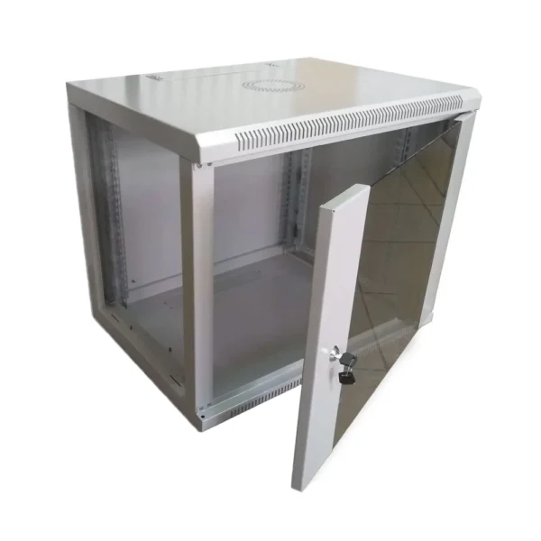 WMNC-9U-FLAT Hypernet Шафа коммутаційна настінна 9U 600x450 розбірна - Зображення 2
