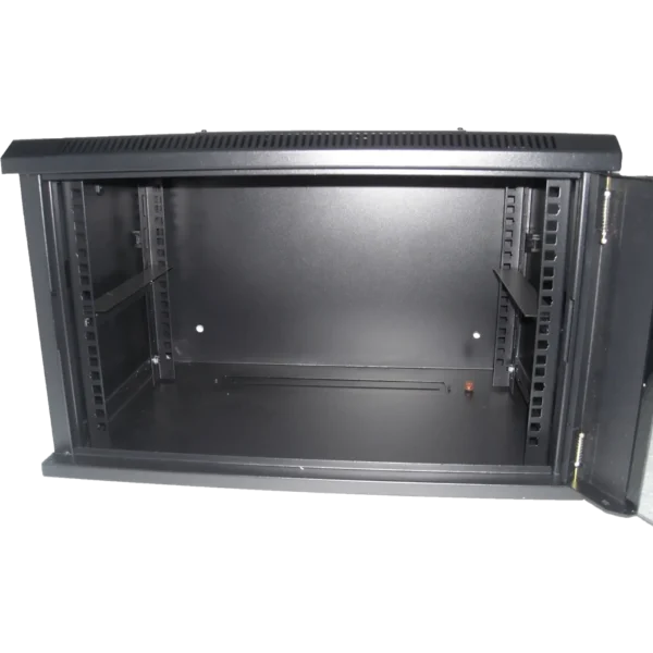 Hypernet WMNC66-15U-FLAT-AC-BLACK Шафа комутаційна настінна 15U 600x600 розбірна чорна - Зображення 2