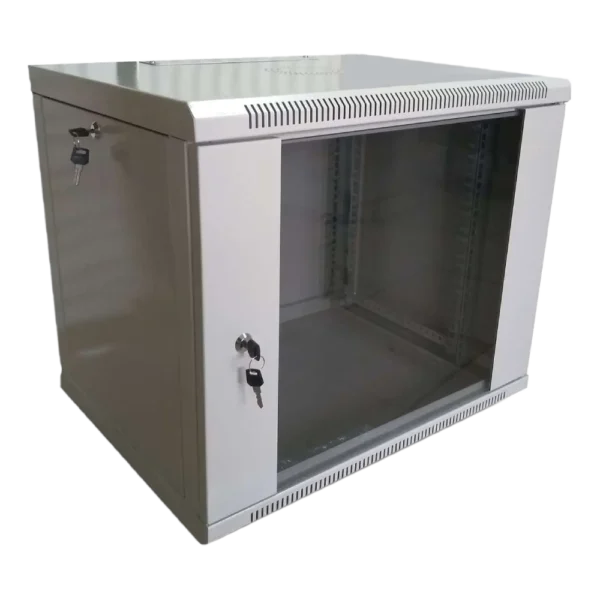 Hypernet WMNC66-9U-FLAT Шафа настінна розбірна 9U 600x600х507 мм