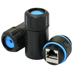 LW IP68 RJ45-RJ45 STP кат.6 Водонепроникний з'єднувач
